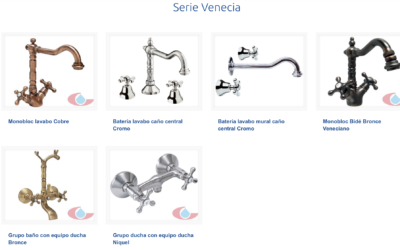 Serie Venecia, la grifería 'vintage' que vuelve a nuestros baños