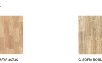 Serie SOFÍA, el gres porcelánico de efecto madera