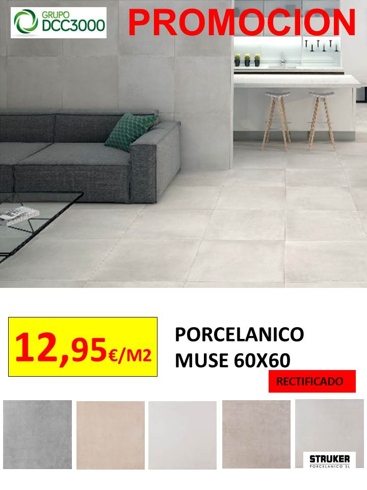 PROMOCION PORCELANICO RECTIFICADO MUSE 60X60