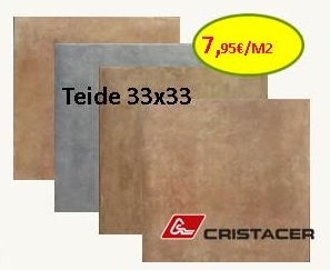 PROMOCION PAVIMENTO TEIDE 33X33 CRISTACER