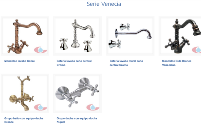 Serie Venecia, la grifería ‘vintage’ que vuelve a nuestros baños